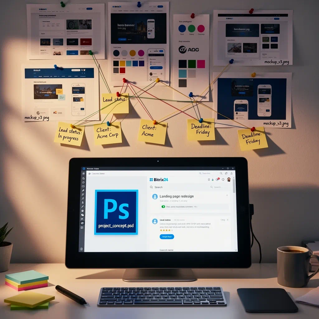 работа с файлами Битрикс