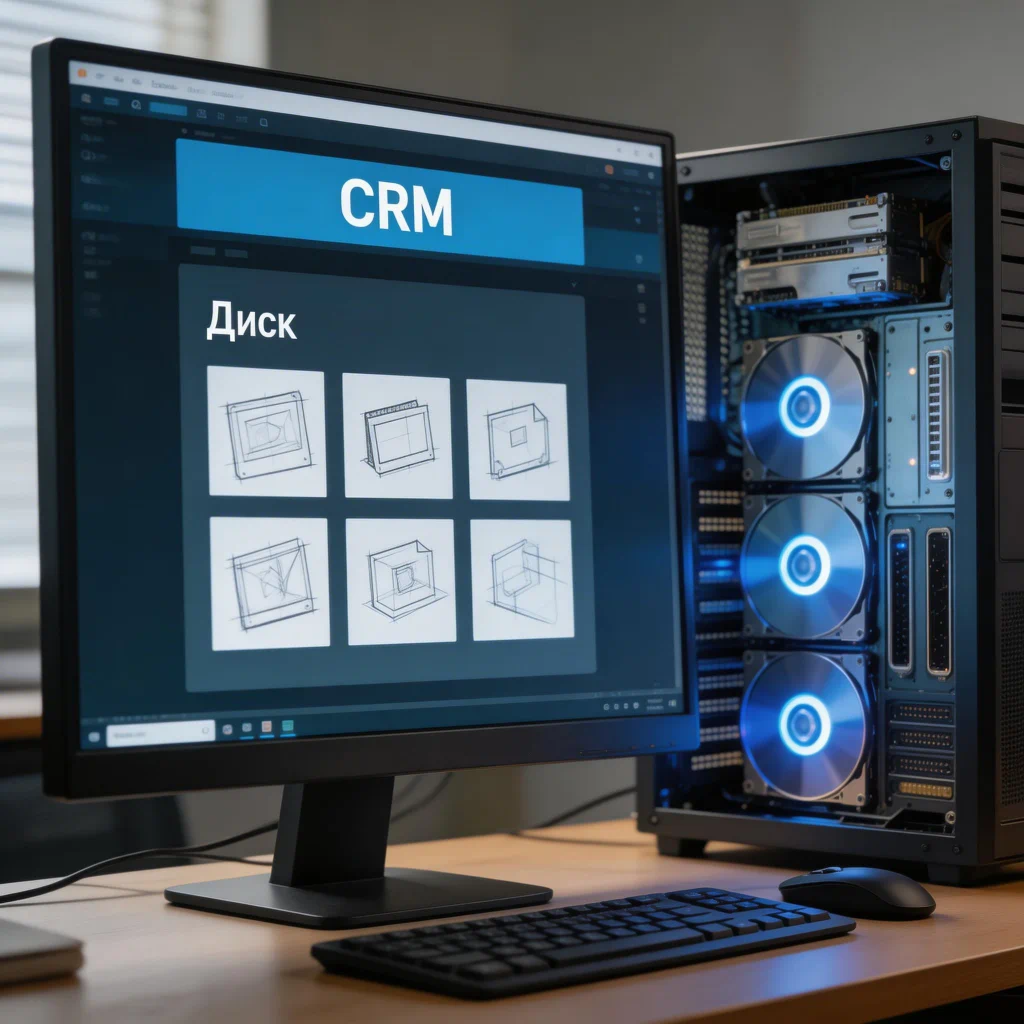 прикрепление файлов к сделкам CRM