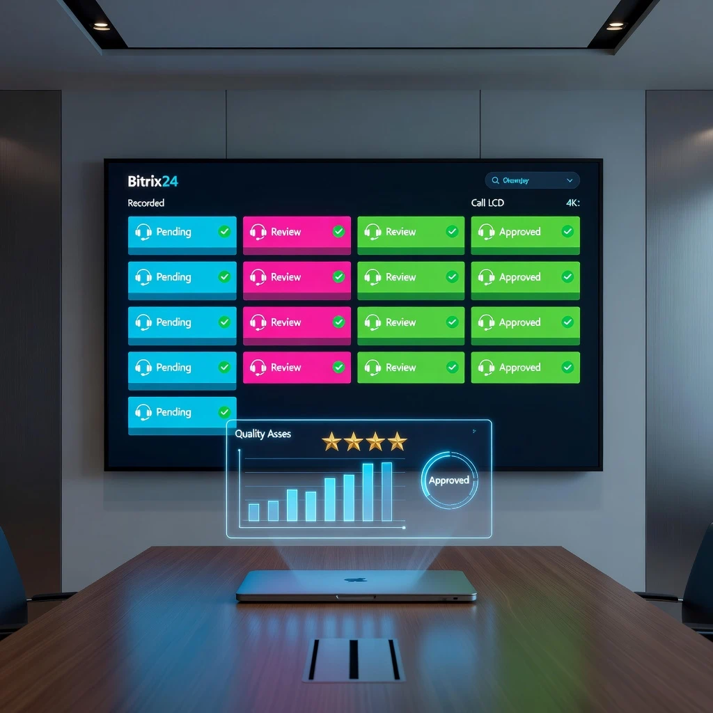 Оценка работы менеджеров по звонкам в CRM Битрикс