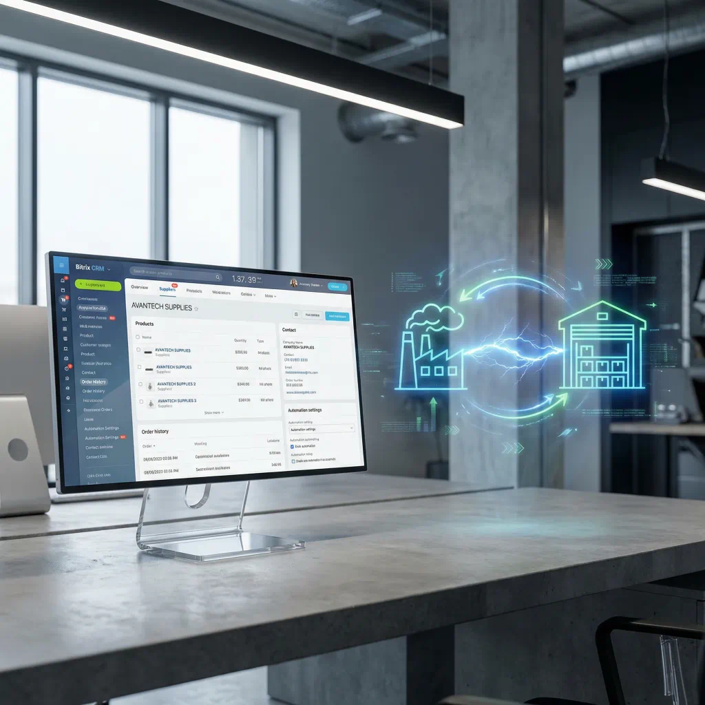 контроль поставок в CRM Битрикс