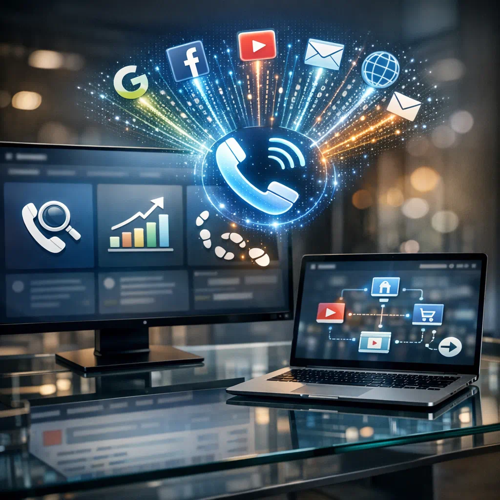настройка колл-трекинга в CRM Битрикс