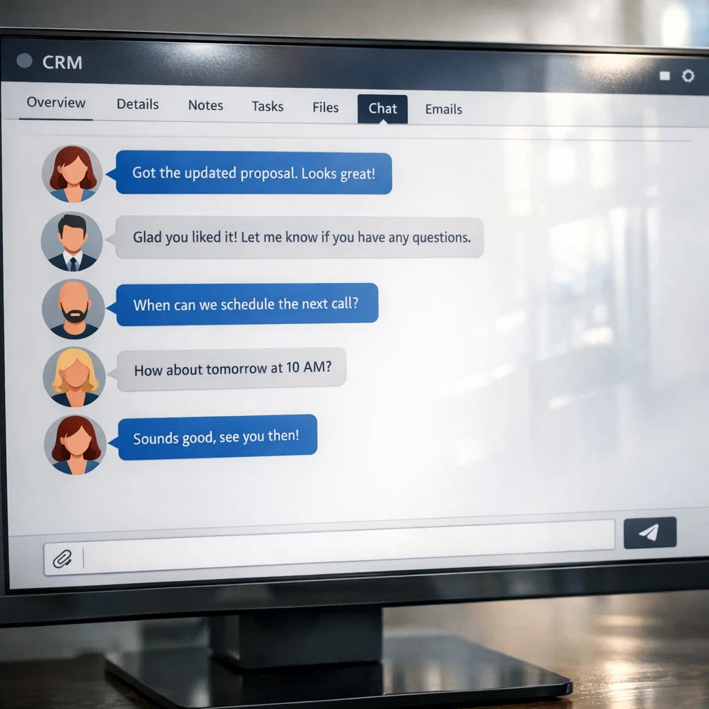 переписка по сделке в CRM Битрикс